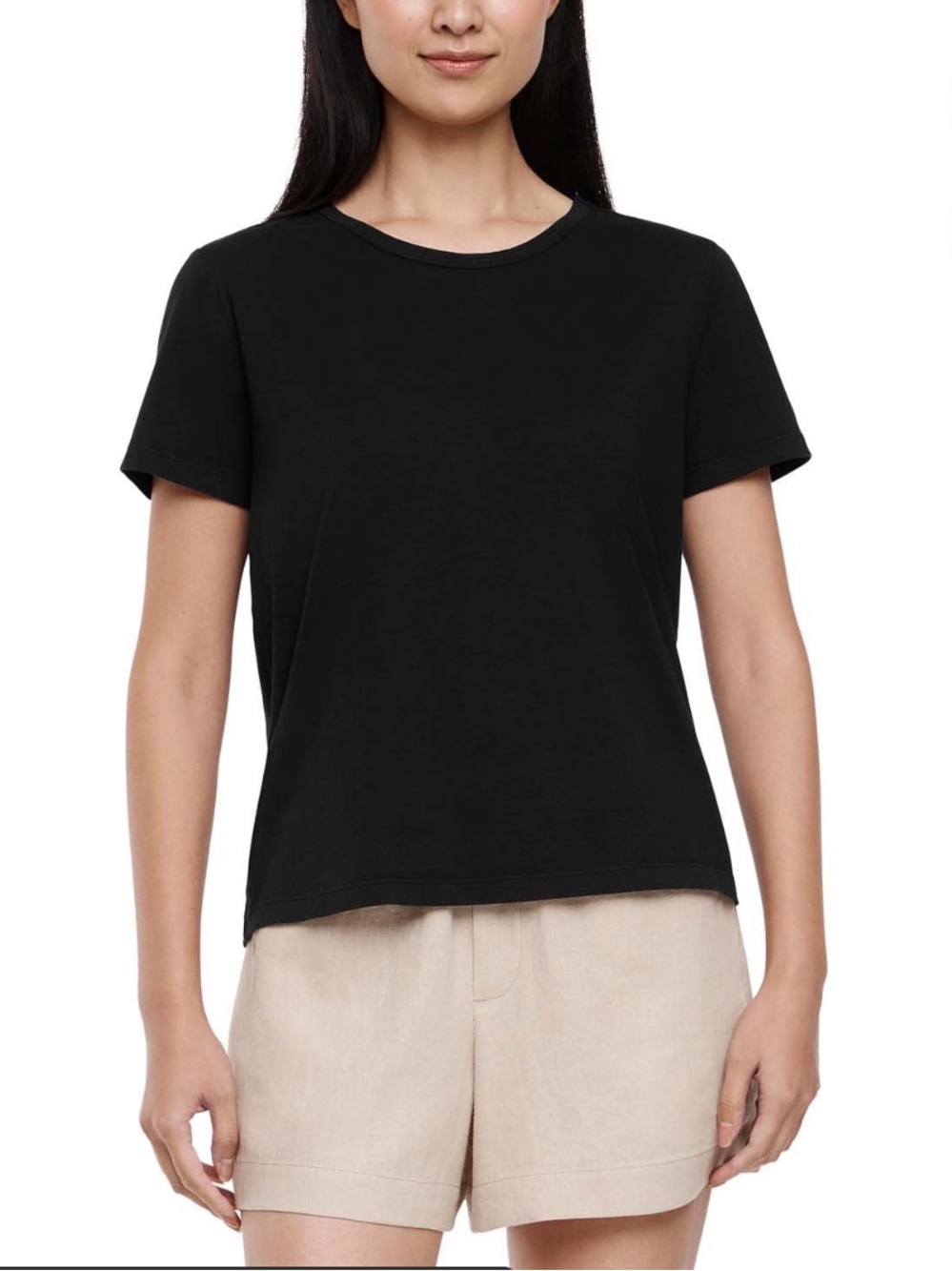 GAP Black Crewneck Short Sleeve Tee woman’s small tee